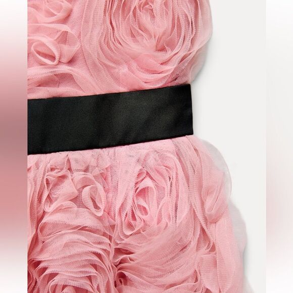 Zara structured floral mini dress - Picture 6 of 6